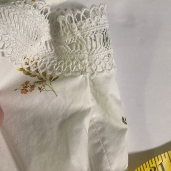 ANTONIO MELANI White Floral Button Down Lined Lace Maxi Sundress Quality Luxury - Picture 11 of 16